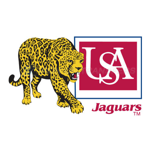 South Alabama Jaguars Logo T-shirts Iron On Transfers N6187 - Click Image to Close